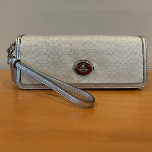 Vintage Coach Silver Clutch